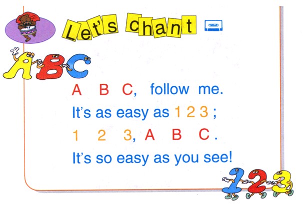 꼶²(˽¿α) Unit 1 - A Let's chant